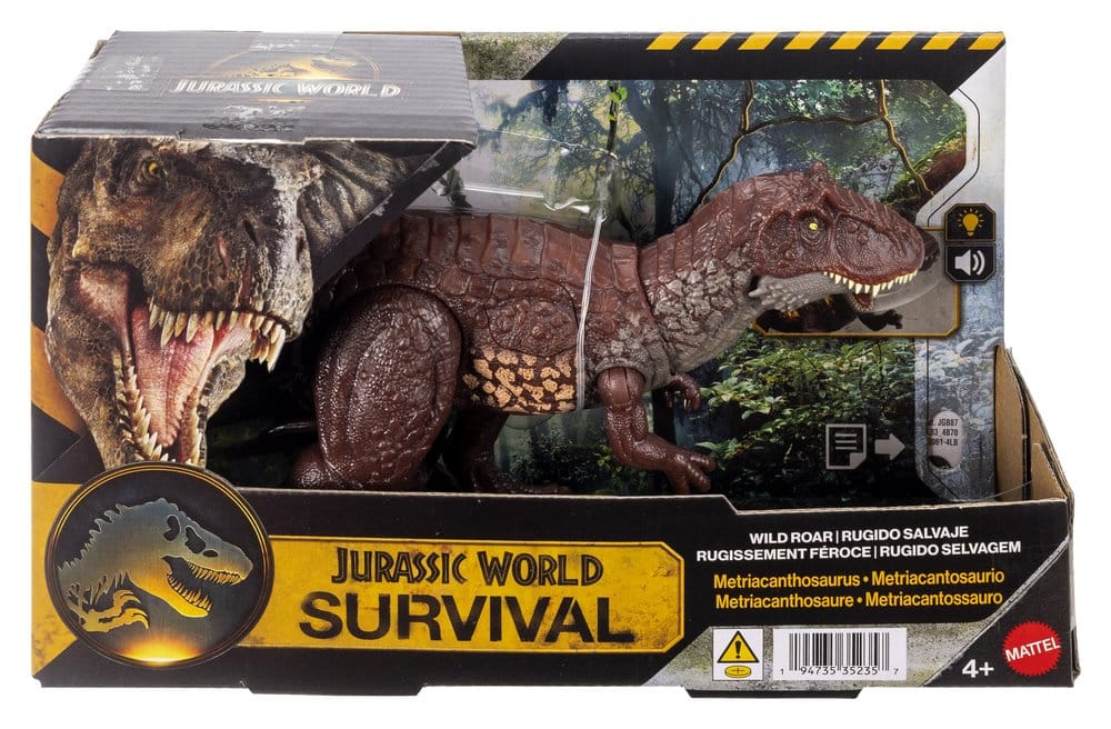 Jurassic World Wild Roar Metriacanthosaurus Action Figure 31 cm Mattel