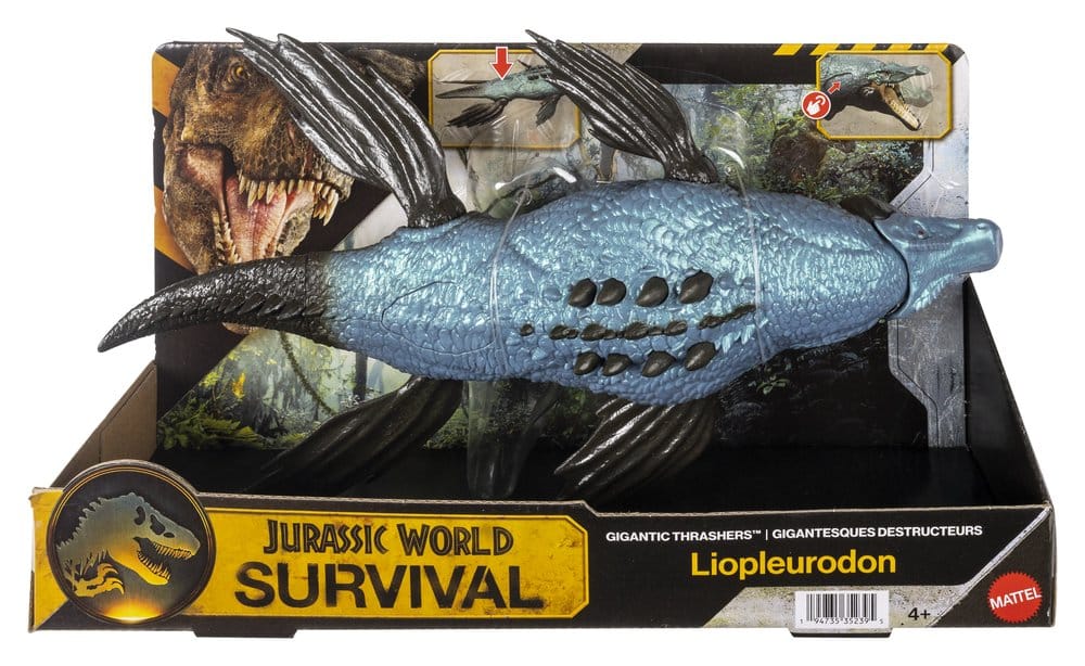 Jurassic World Gigantic Thrashers Liopleurodon 30 cm - Action Figure Mattel