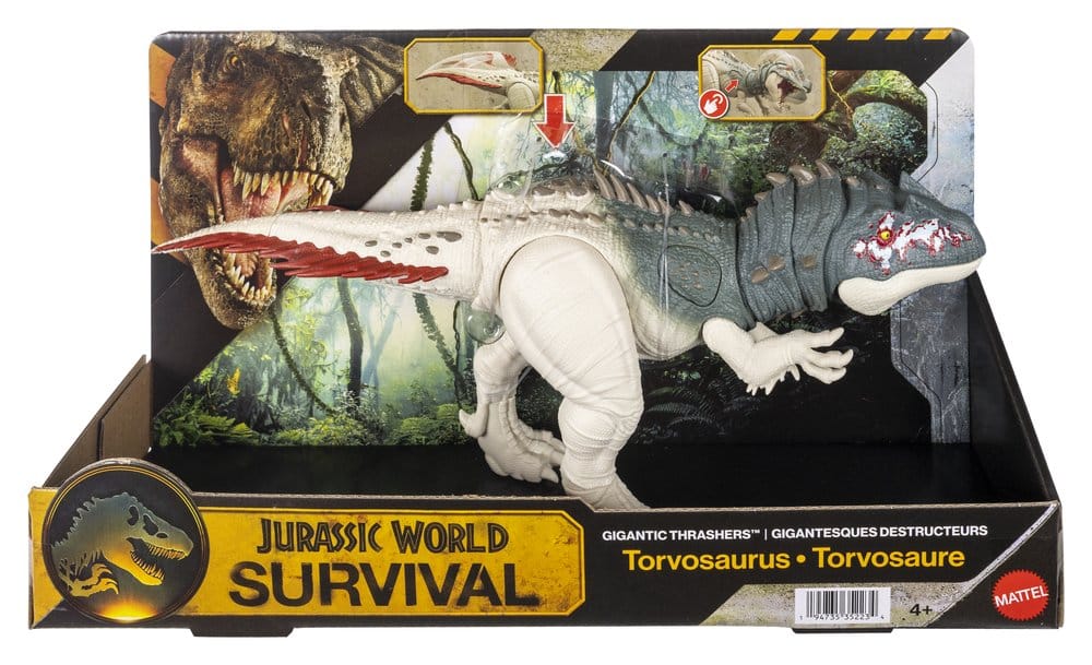Jurassic World Gigantic Thrashers Torvosaurus Action Figure 30 cm - Mattel