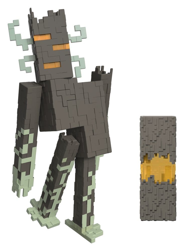 Minecraft Action Figure Creaking 20 cm con Luci e Suoni - Mattel