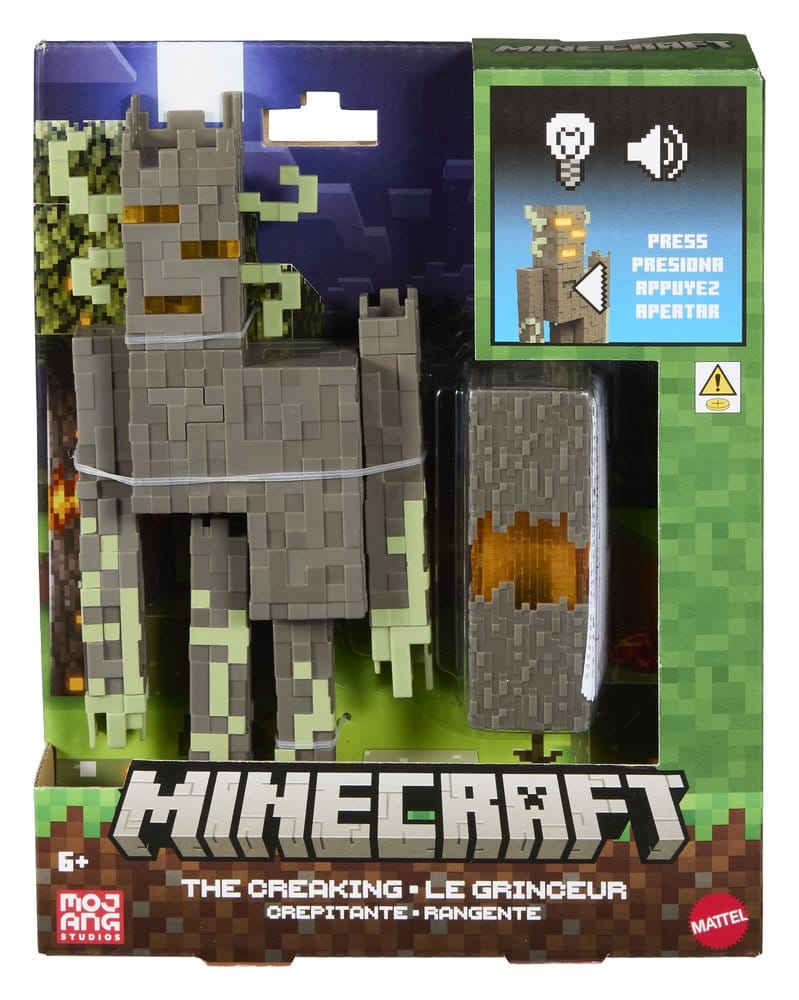 Minecraft Action Figure Creaking 20 cm con Luci e Suoni - Mattel