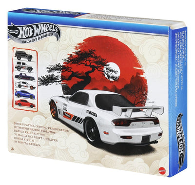 Hot Wheels Silver Series 6-Pack 1/64 Streets of Japan – Veicoli Die-Cast