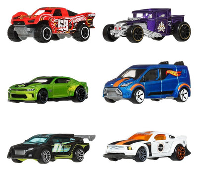 Hot Wheels Silver Series 6-Pack 1:64 - Veicoli Die-Cast Legends