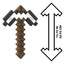 Minecraft Replica Piccone di Ferro 35 cm – Action Figure Mattel