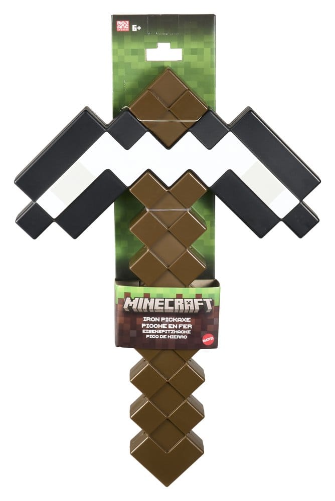 Minecraft Replica Piccone di Ferro 35 cm – Action Figure Mattel
