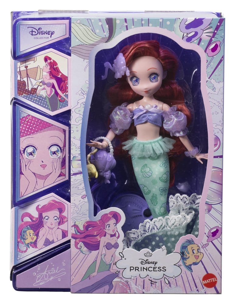 Disney Princess Manga Ariel Bambola 22 cm Mattel