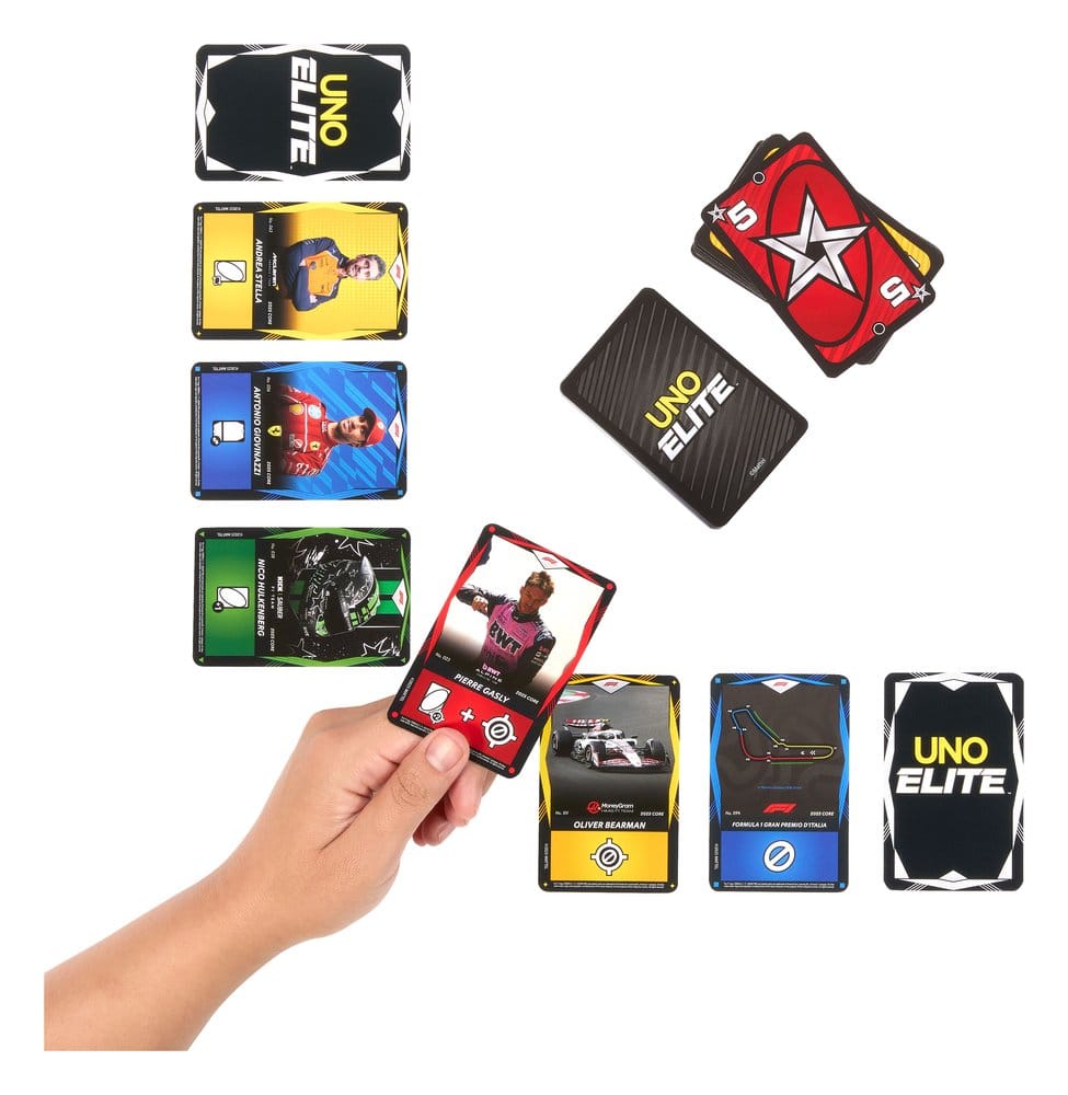 Formula 1 UNO Elite F1 Starter-Set - Gioco di Carte Mattel