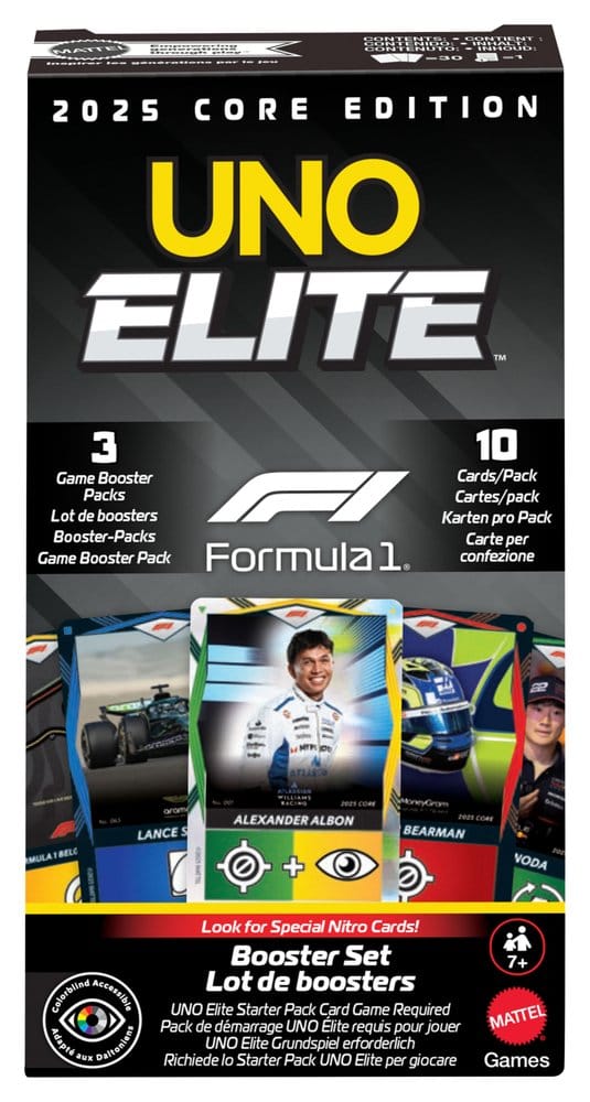 Formula 1 UNO Elite F1 Mazzo di Espansione - Mattel