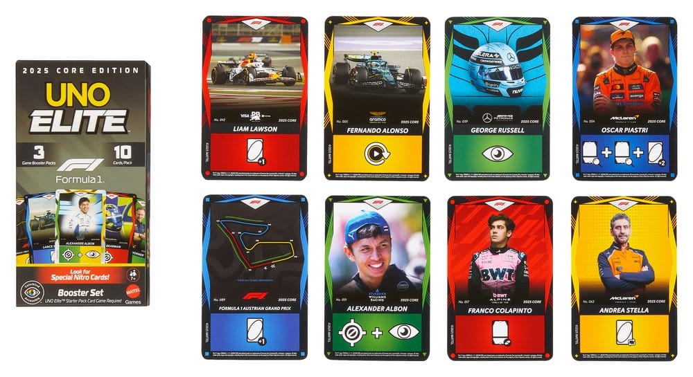 Formula 1 UNO Elite F1 Mazzo di Espansione - Mattel