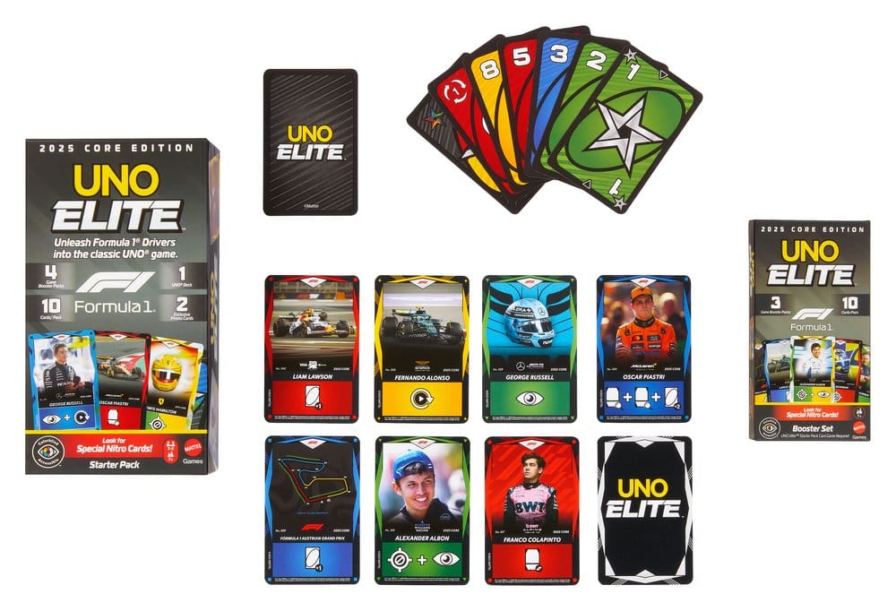 Formula 1 UNO Elite F1 Mazzo di Espansione - Mattel
