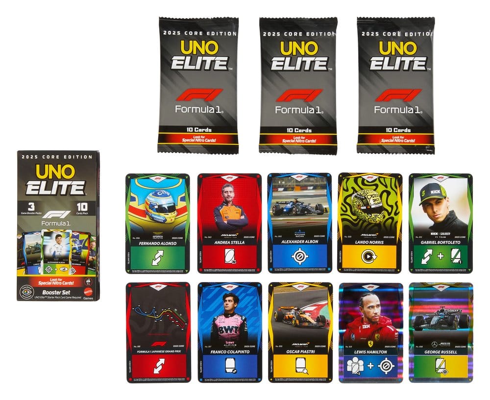 Formula 1 UNO Elite F1 Mazzo di Espansione - Mattel
