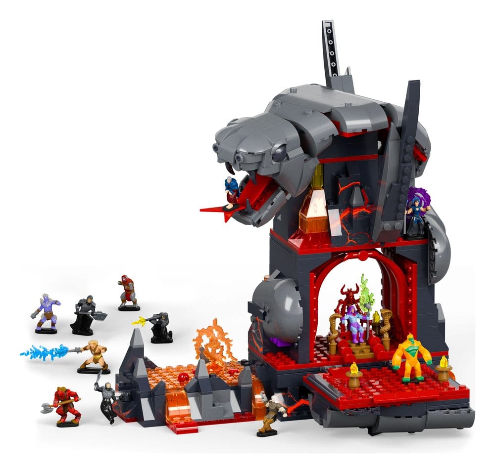 Masters of the Universe Mattel Brick Shop Set da Costruzione Snake Mountain