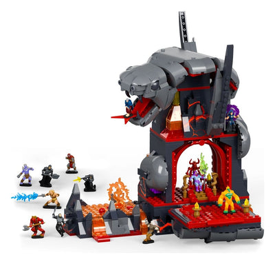 Masters of the Universe Mattel Brick Shop Set da Costruzione Snake Mountain