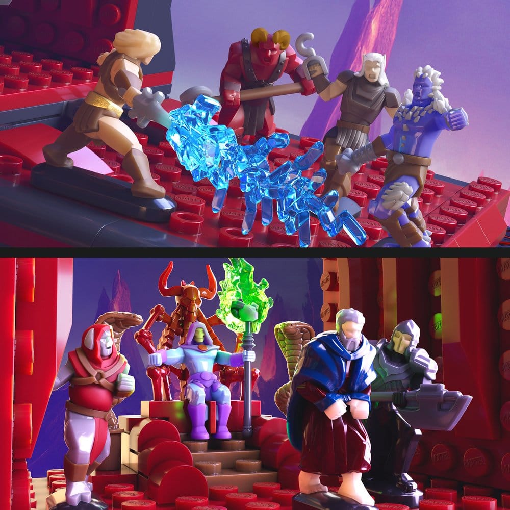 Masters of the Universe Mattel Brick Shop Set da Costruzione Snake Mountain