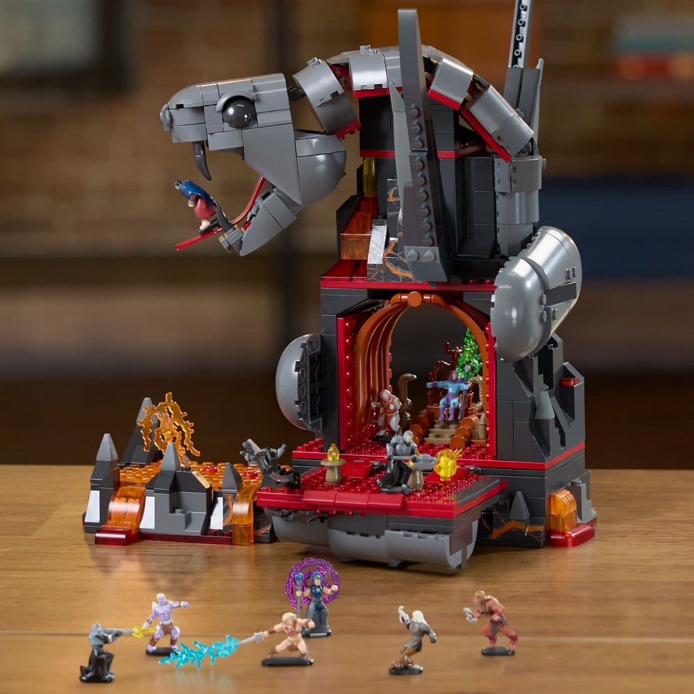 Masters of the Universe Mattel Brick Shop Set da Costruzione Snake Mountain