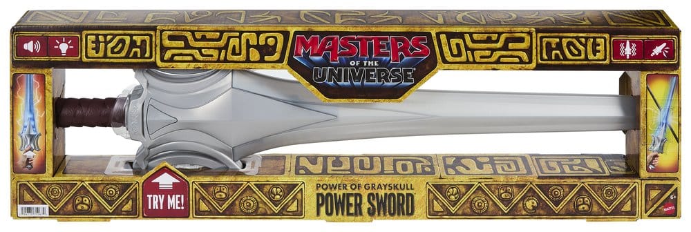 Masters of the Universe 2026 Film – Spada del Potere di Grayskull, Replica per Gioco di Ruolo, Versione Tedesca, Mattel