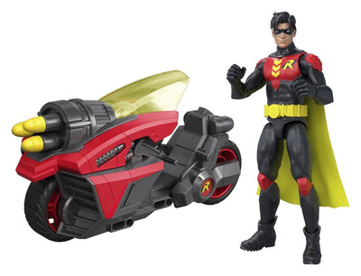 DC Premier Robin Cycle Batlink con Figura 16,5 cm