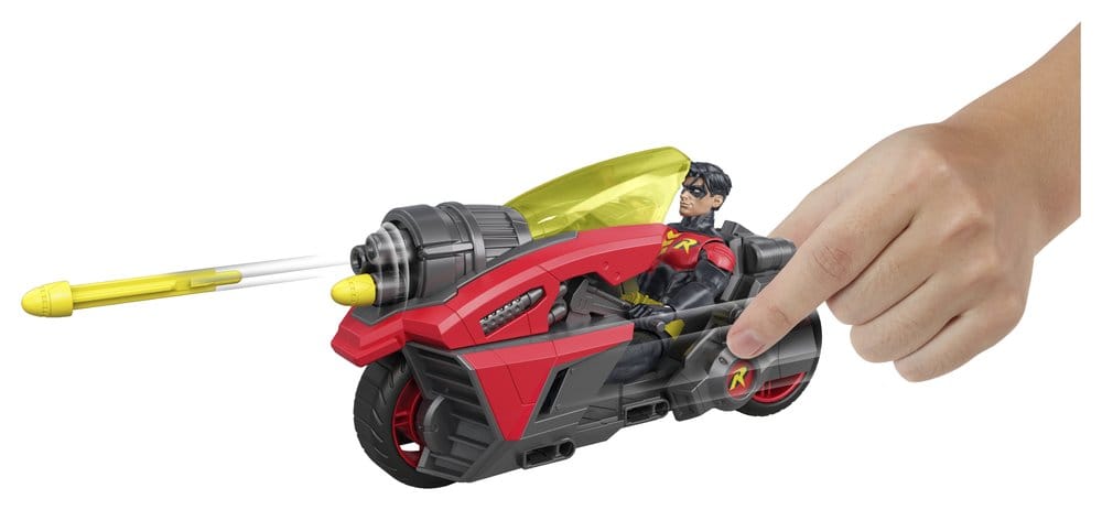 DC Premier Robin Cycle Batlink con Figura 16,5 cm
