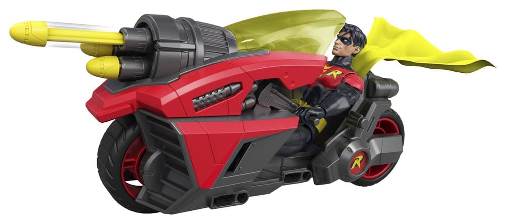 DC Premier Robin Cycle Batlink con Figura 16,5 cm