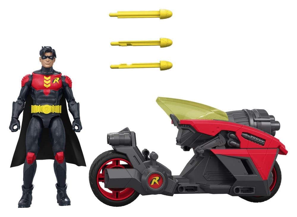 DC Premier Robin Cycle Batlink con Figura 16,5 cm