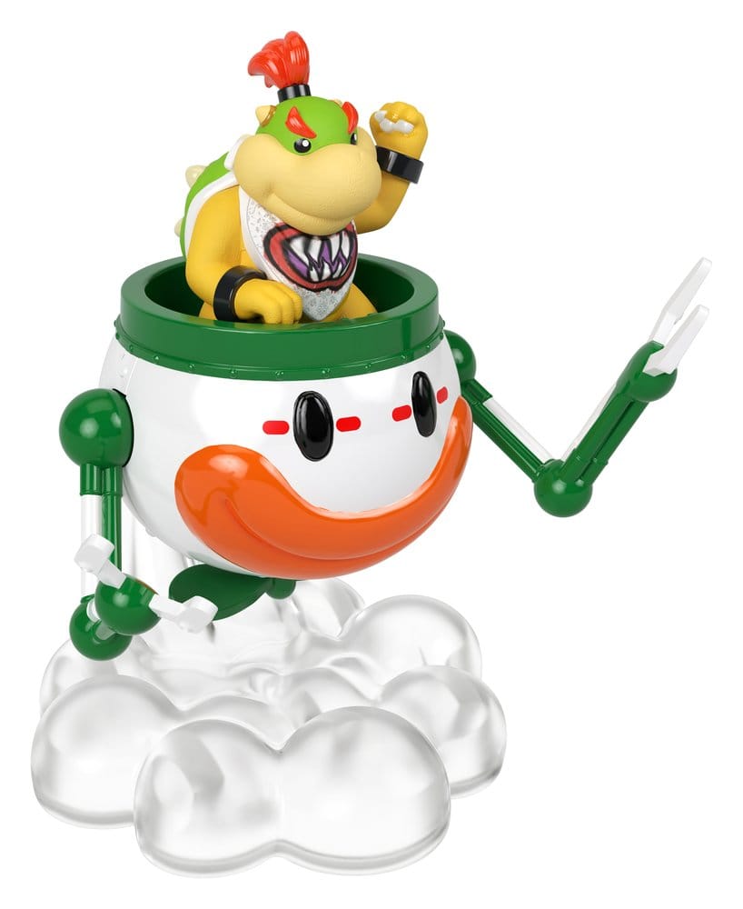 Super Mario Hot Wheels Confezione da 2 Veicoli Die-Cast 1:64 Mario e Bowser Jr.
