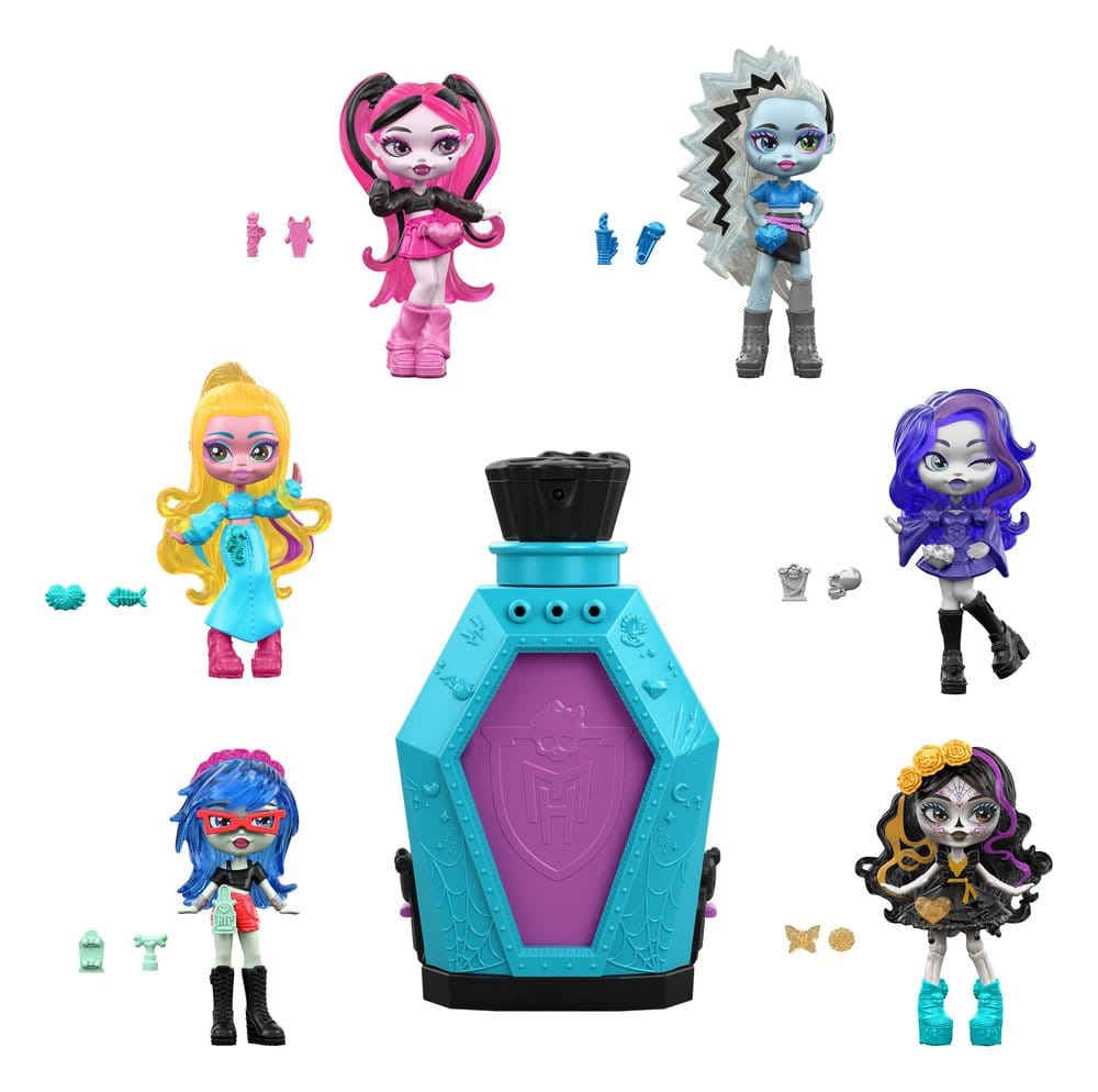 Monster High Little Frights Blind Box Bambola 7 cm