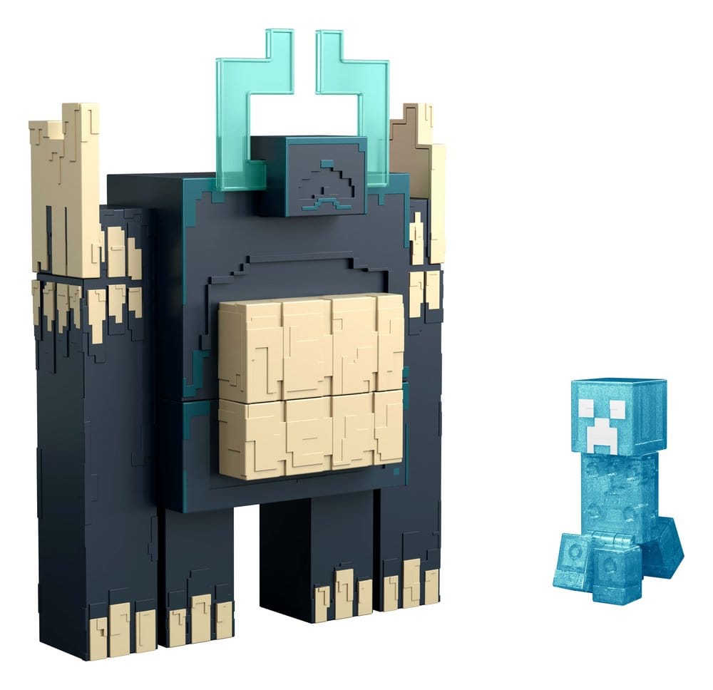 Minecraft Dungeons II Action Figure con Luci e Suoni Twisted Warden - Mattel
