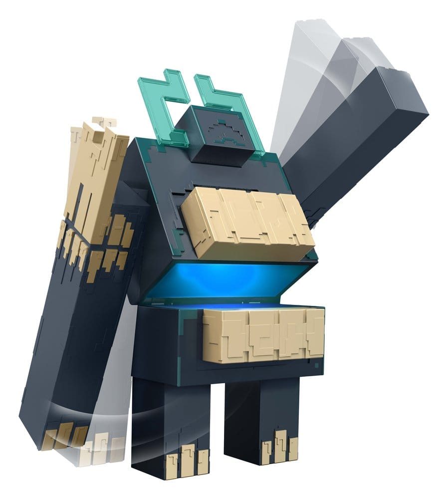 Minecraft Dungeons II Action Figure con Luci e Suoni Twisted Warden - Mattel