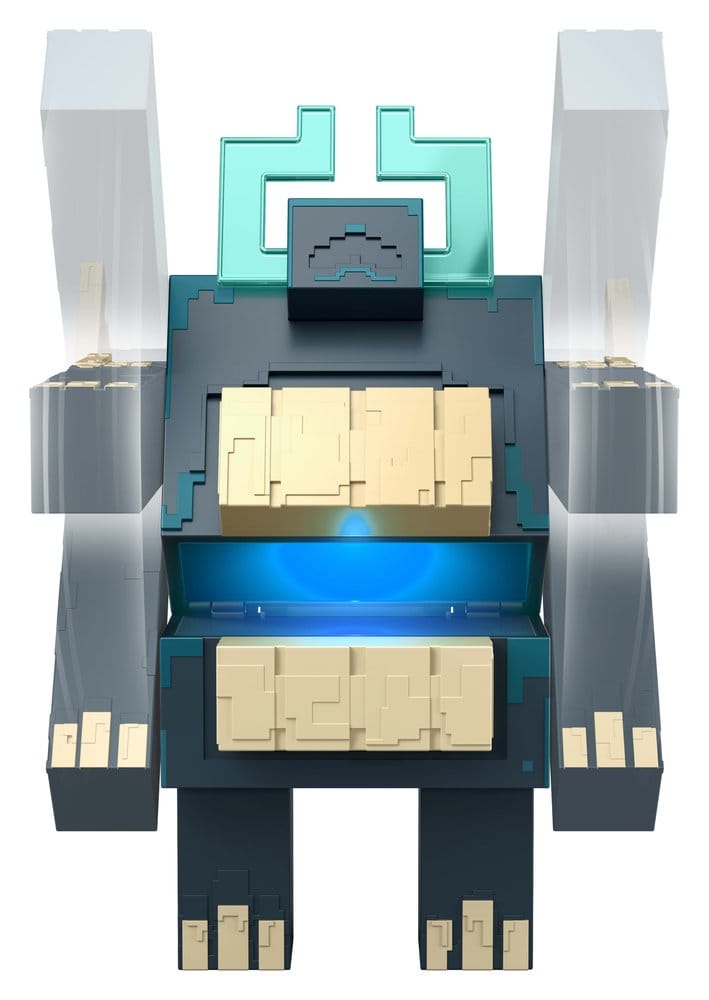 Minecraft Dungeons II Action Figure con Luci e Suoni Twisted Warden - Mattel