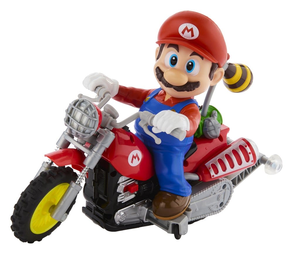 Super Mario Galaxy Movie Hot Wheels Veicolo Radiocomandato Mario Wheelie Motocross - Mattel