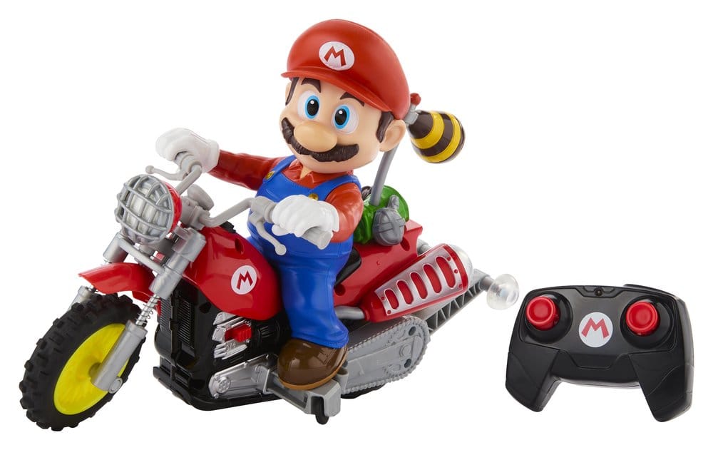 Super Mario Galaxy Movie Hot Wheels Veicolo Radiocomandato Mario Wheelie Motocross - Mattel