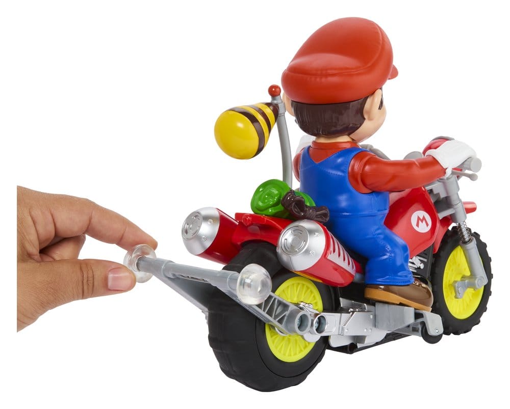 Super Mario Galaxy Movie Hot Wheels Veicolo Radiocomandato Mario Wheelie Motocross - Mattel