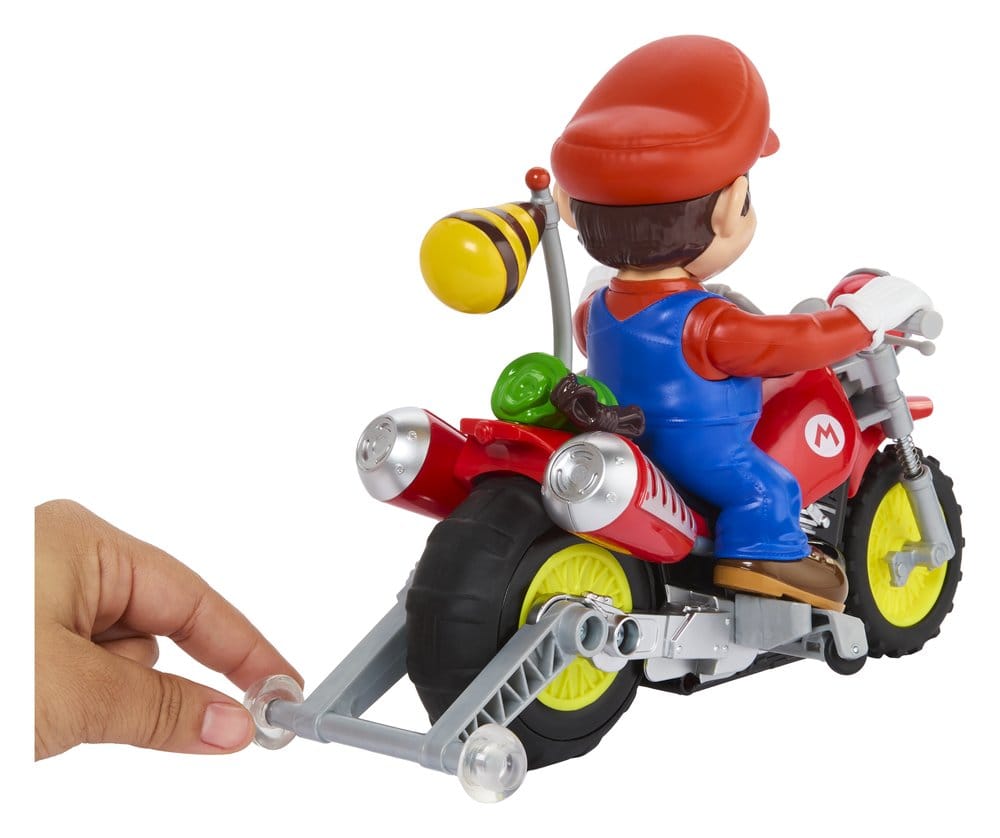 Super Mario Galaxy Movie Hot Wheels Veicolo Radiocomandato Mario Wheelie Motocross - Mattel