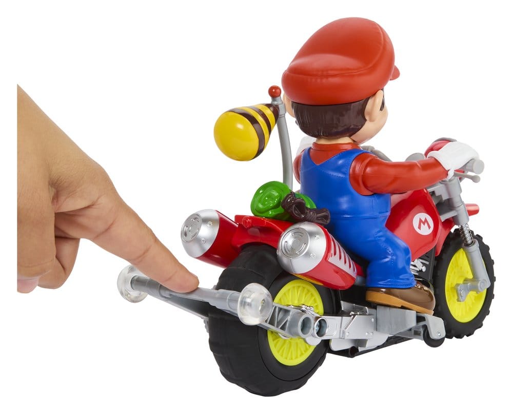 Super Mario Galaxy Movie Hot Wheels Veicolo Radiocomandato Mario Wheelie Motocross - Mattel