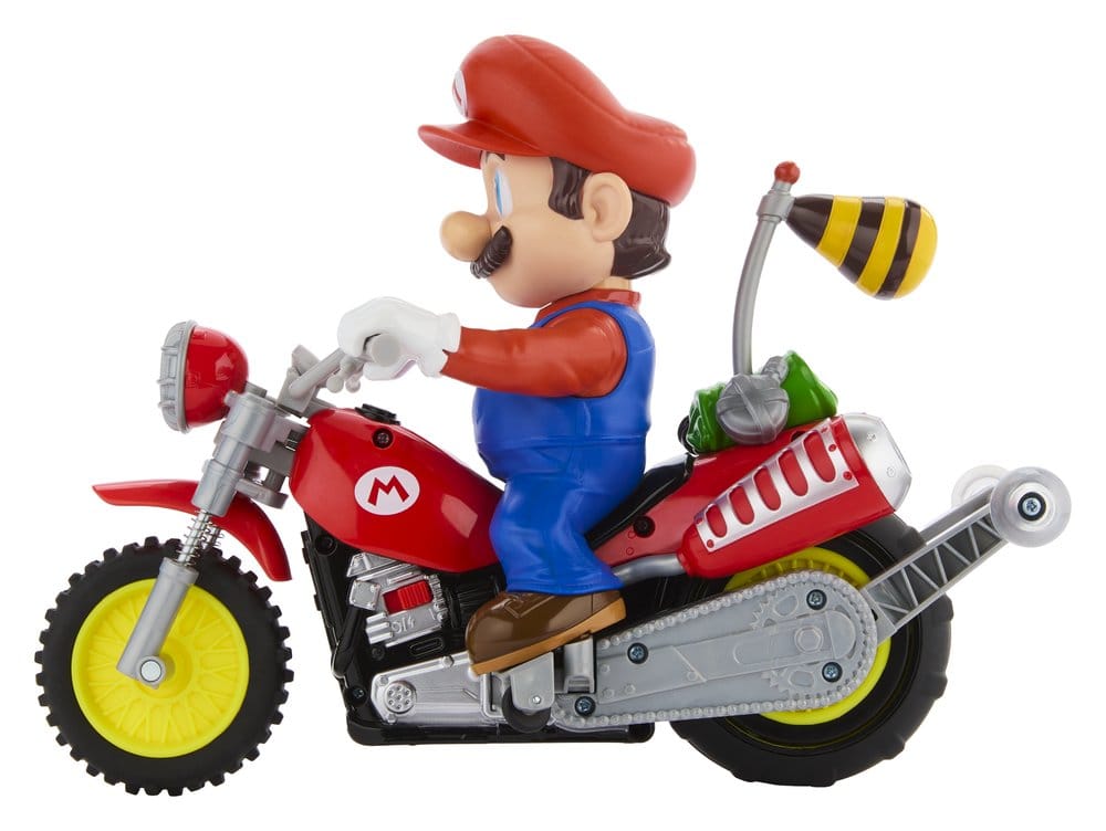 Super Mario Galaxy Movie Hot Wheels Veicolo Radiocomandato Mario Wheelie Motocross - Mattel