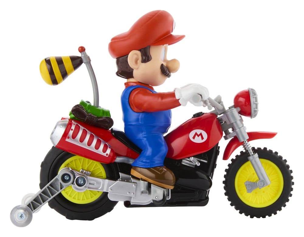 Super Mario Galaxy Movie Hot Wheels Veicolo Radiocomandato Mario Wheelie Motocross - Mattel