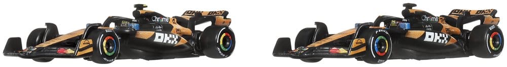 Hot Wheels Premium Formula 1 Team McLaren 2-Pack – 1:64 Die-Cast Auto, Lando Norris e Oscar Piastri