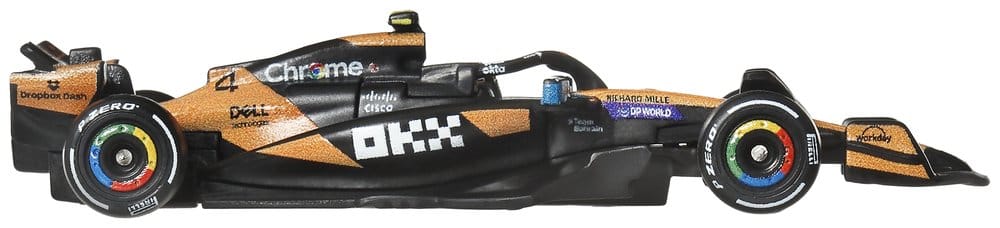 Hot Wheels Premium Formula 1 Team McLaren 2-Pack – 1:64 Die-Cast Auto, Lando Norris e Oscar Piastri