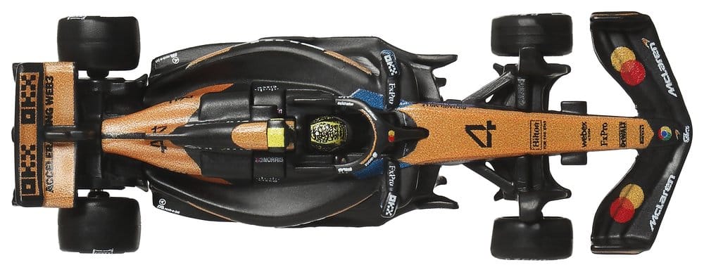 Hot Wheels Premium Formula 1 Team McLaren 2-Pack – 1:64 Die-Cast Auto, Lando Norris e Oscar Piastri