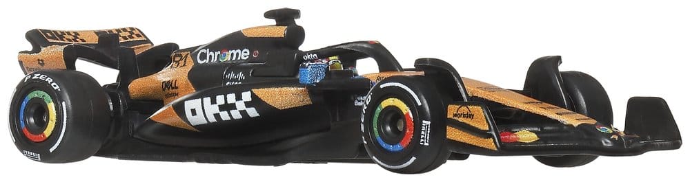 Hot Wheels Premium Formula 1 Team McLaren 2-Pack – 1:64 Die-Cast Auto, Lando Norris e Oscar Piastri