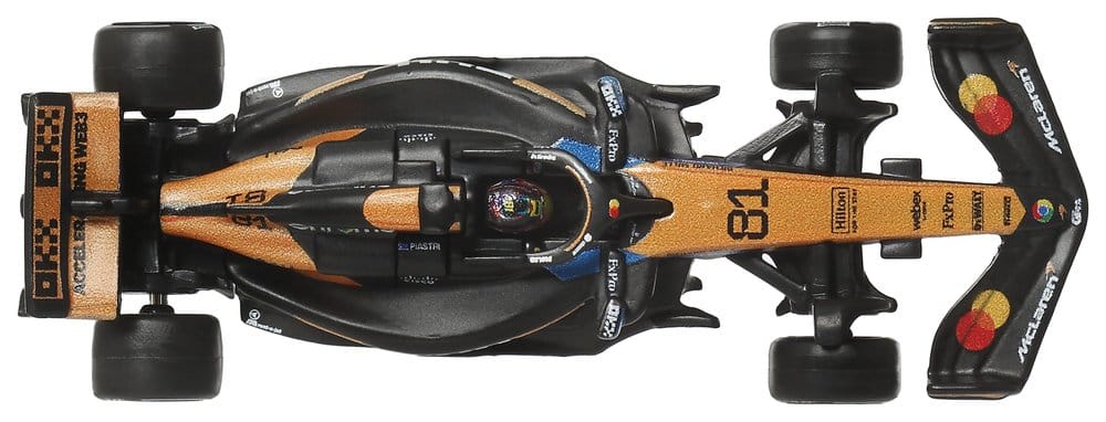 Hot Wheels Premium Formula 1 Team McLaren 2-Pack – 1:64 Die-Cast Auto, Lando Norris e Oscar Piastri