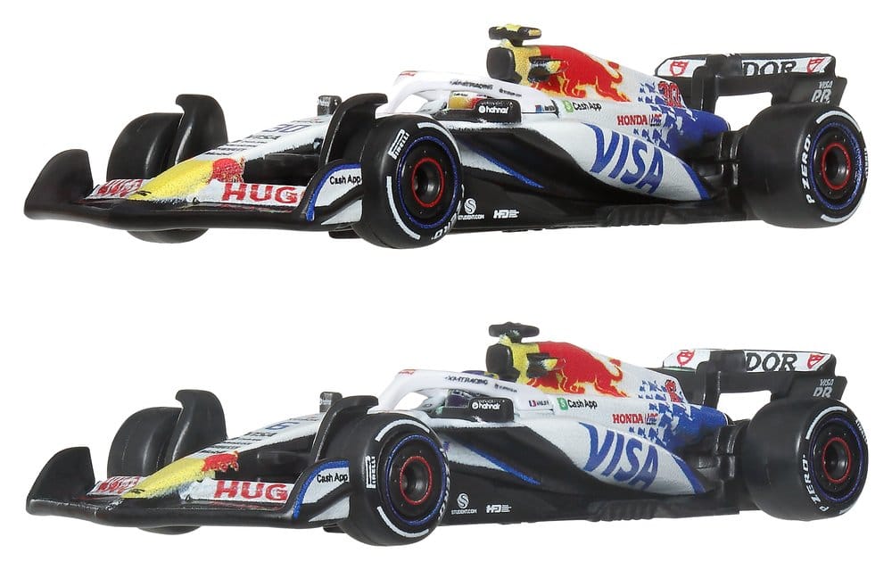 Hot Wheels Premium Formula 1 2-Pack 1:64 Team Visa Cash App Racing Bulls - Modelli Die-Cast