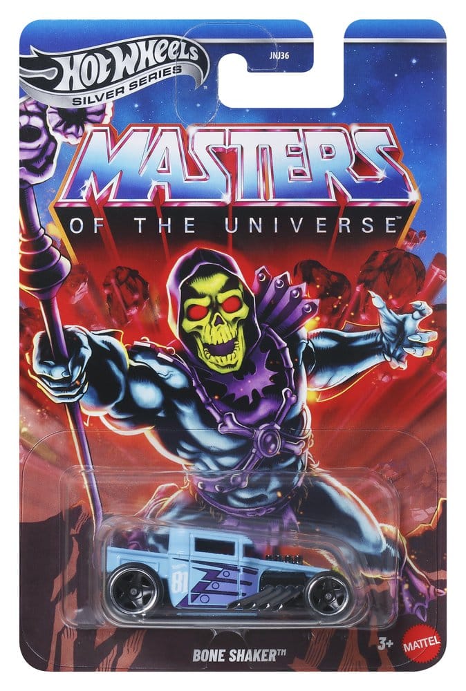 Masters of the Universe Silver Series Bone Shaker Veicolo Die-Cast 1/64 Mattel