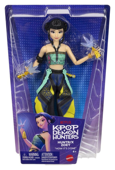 KPop Demon Hunters Doll Huntrix Zoey (How It's Done) Mattel