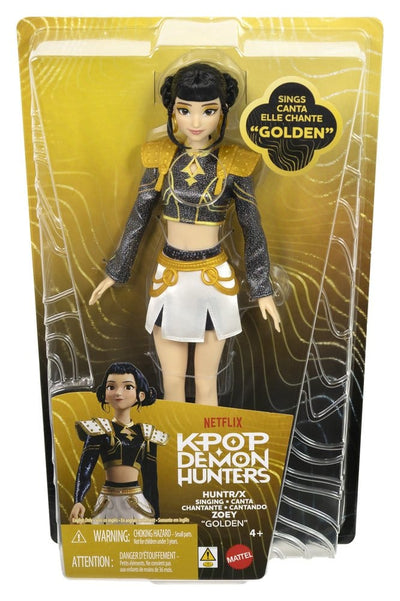 Bambola cantante KPop Demon Hunters Huntrix Zoey (Golden) Mattel
