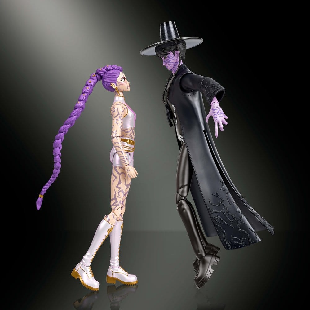 Action Figure KPop Demon Hunters 2 Pack Rumi & Jinu Battaglia Finale 15 cm Mattel
