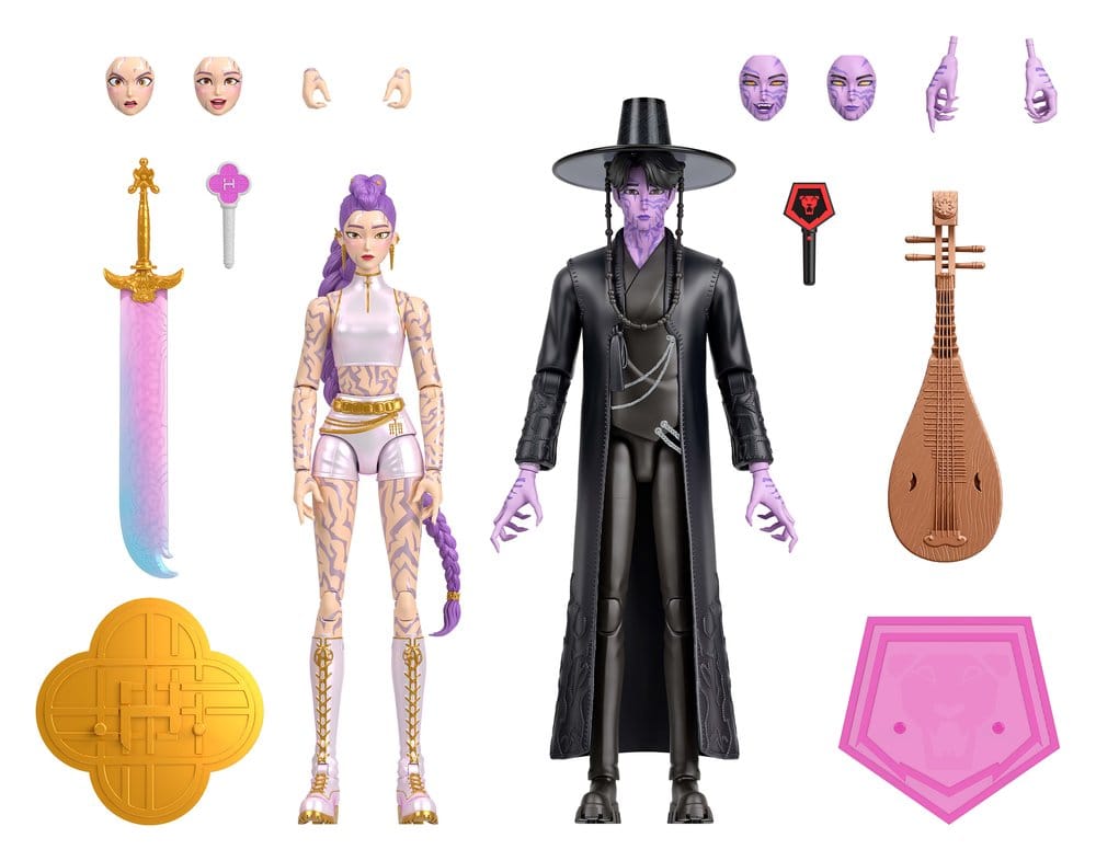 Action Figure KPop Demon Hunters 2 Pack Rumi & Jinu Battaglia Finale 15 cm Mattel