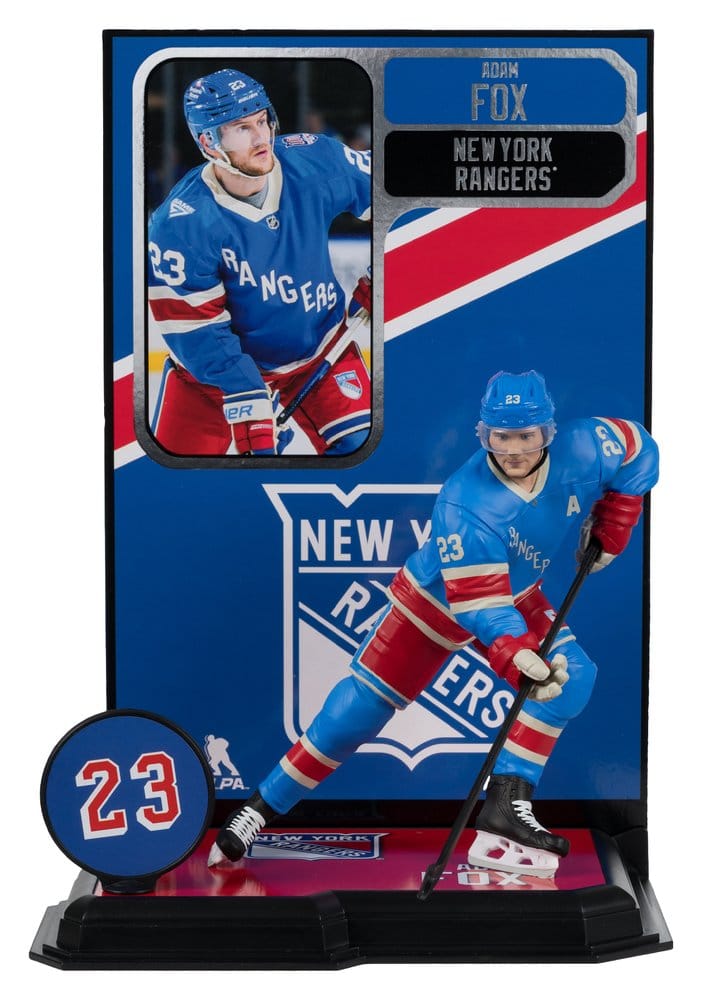 Action Figure NHL Adam Fox New York Rangers Centennial McFarlane SportsPicks 18 cm