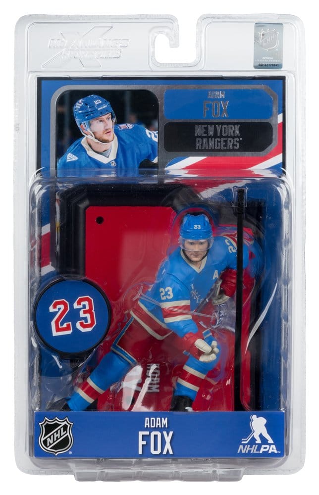 Action Figure NHL Adam Fox New York Rangers Centennial McFarlane SportsPicks 18 cm