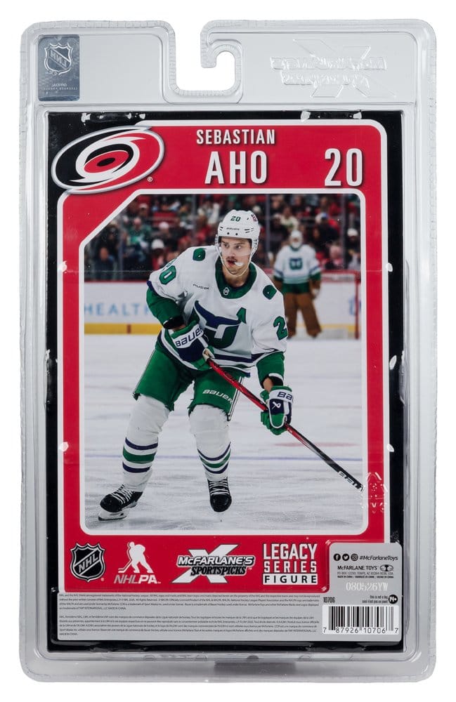 Action Figure NHL Sebastian Aho (Hartford Whalers Retro) McFarlane SportsPicks 18 cm